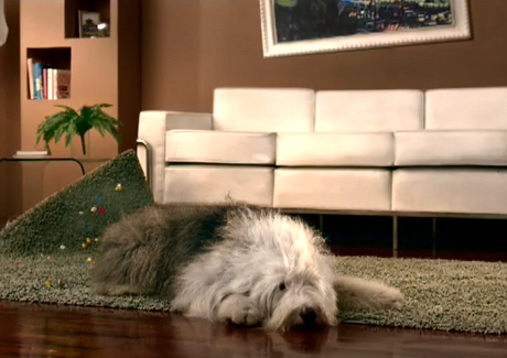 Painting, couch, carpet and dog clean itself in Hitachi's new TVC