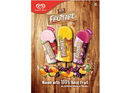Kwality Wall's launches ice cream brand Fruttare in India