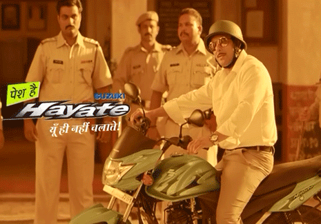 Salman Khan does a Dabangg for Suzuki Hayate's launch campaign