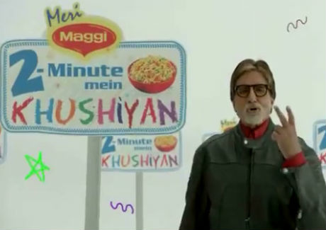 Big B will narrate your Maggi tales, in new campaign