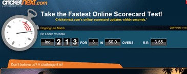 Weekend Fun: Cricketnext.com's 'Fastest Scorecard Challenge'