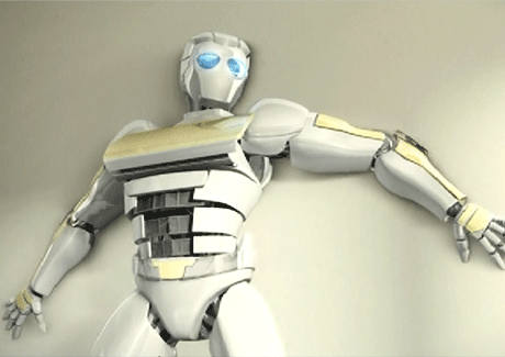 Hitachi uses a dancing robot to demonstrate its new iClean range