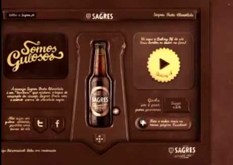 Weekend fun: A website made of chocolate for beer!