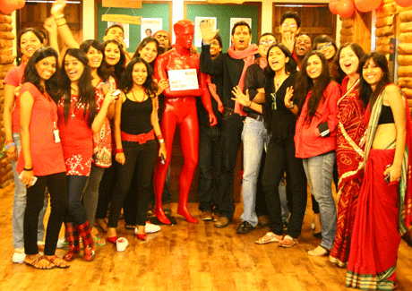 Ogilvy paints town red for David Ogilvy’s centennial birthday