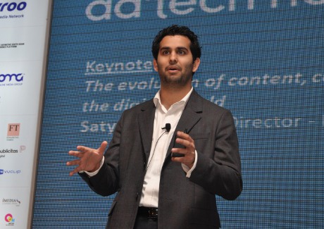Adtech 2012: "We've to build nine different experiences for a service," says Satyan Gajwani of The Times Group