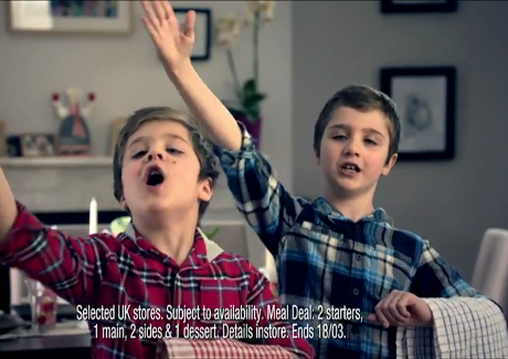 MMGB: Tesco presents 'little waiters' in campaign for Mother's Day