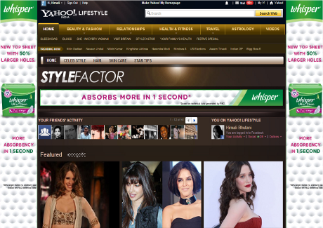 Yahoo, Mediacom launch Style Factor for P&G