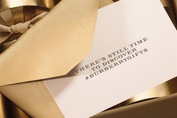 Burberry offers personalised Christmas gift advice on Twitter
