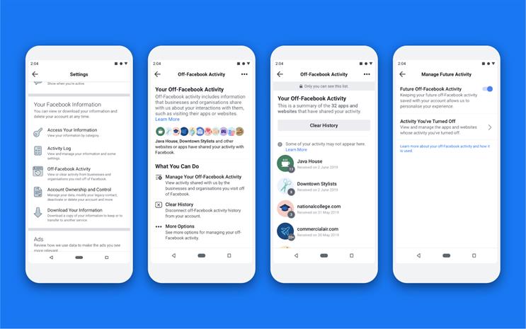 Facebook allows users to limit data shared with advertisers
