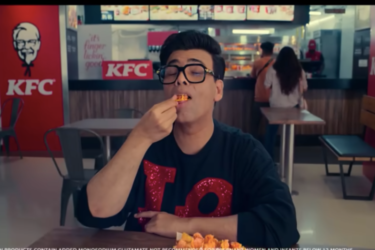 Karan Johar adds some drama to his KFC snack 