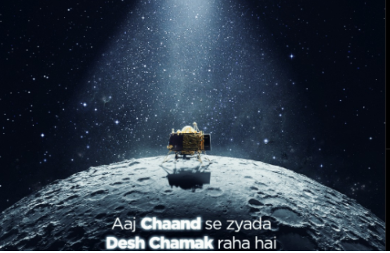 Brands doff their hats as India shoots for the Moon and lands on it