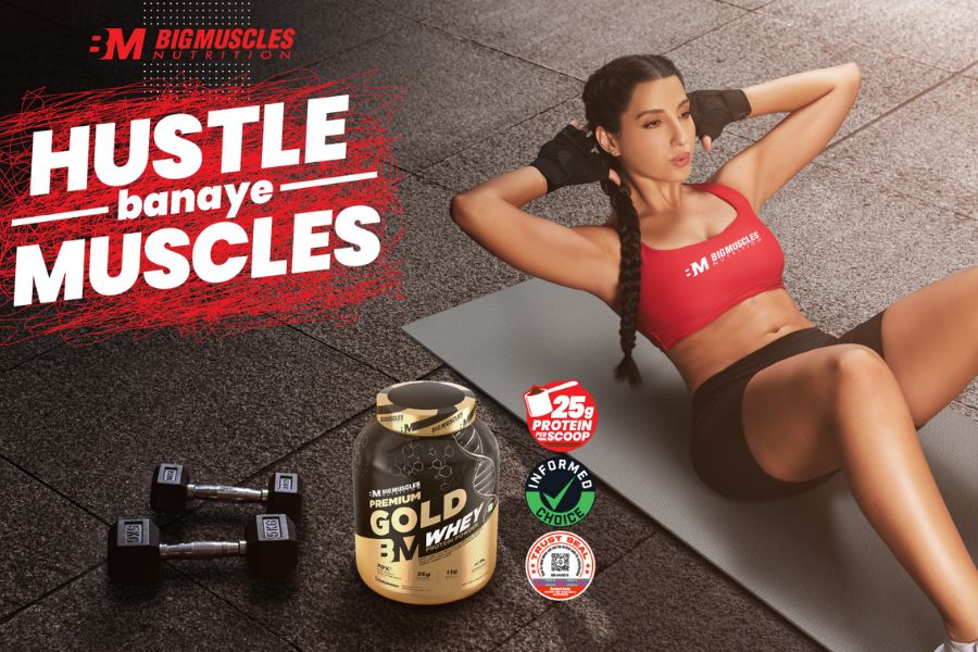 Nora Fatehi's gym hustle for BigMuscles: Empowering Indian women to flex their fitness goals