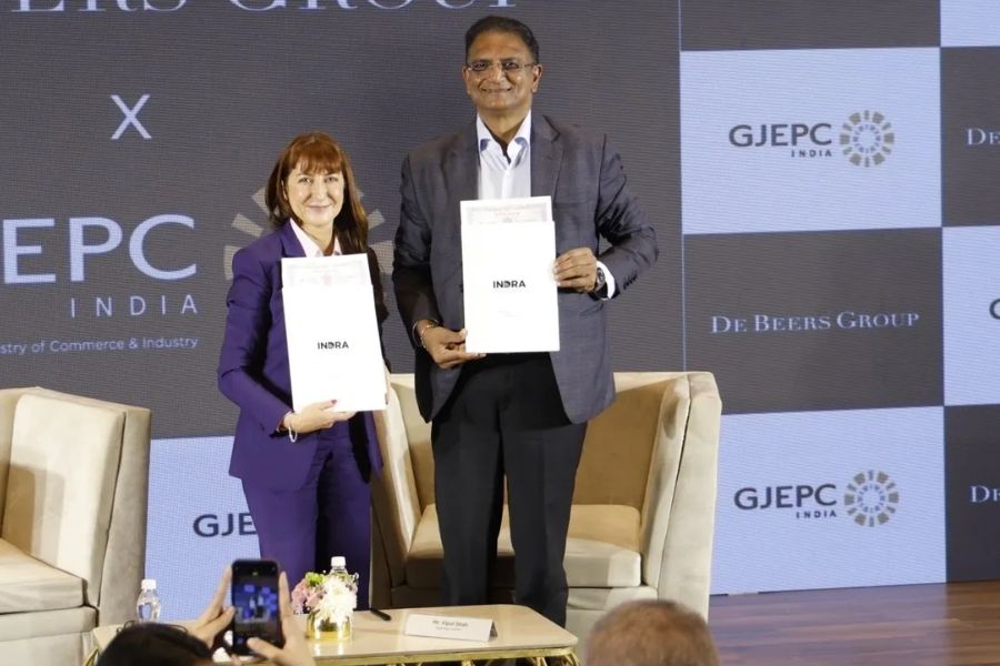 De Beers and GJEPC partner to promote natural diamonds