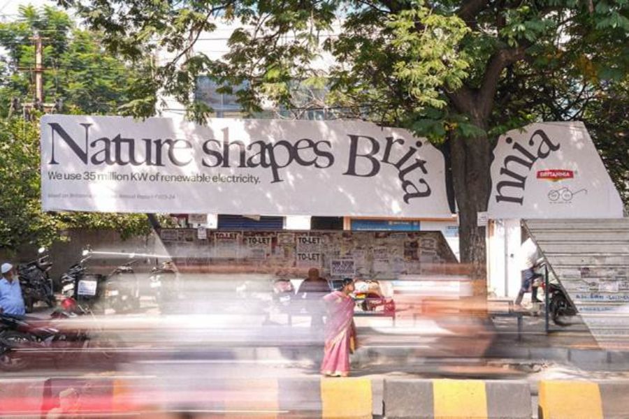 Nature takes centre stage in Britannia’s billboard campaign