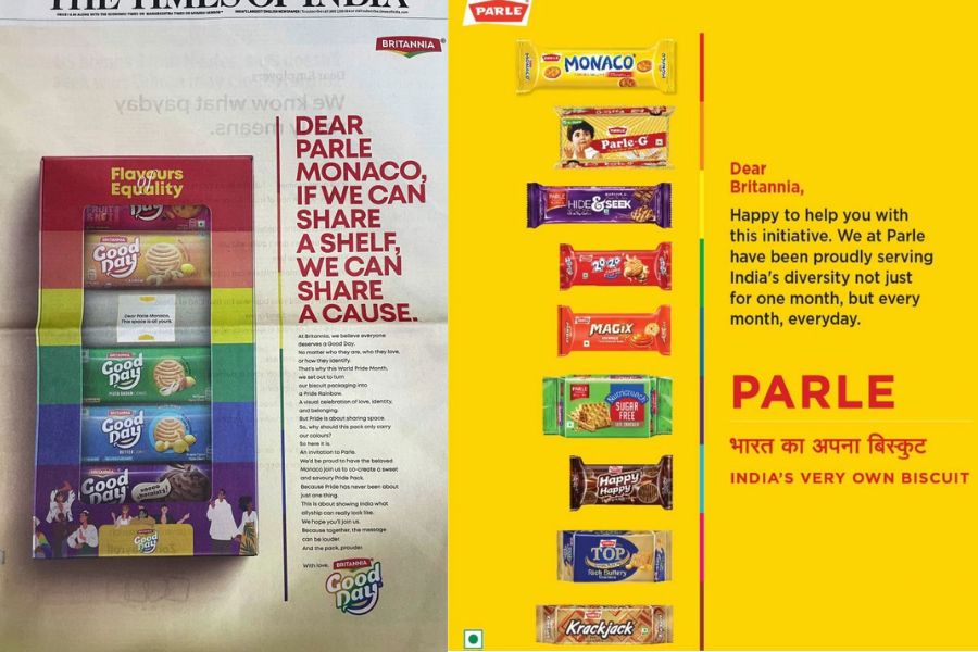 Britannia and Parle trade barbs, and biscuits, in a Pride Month brand moment