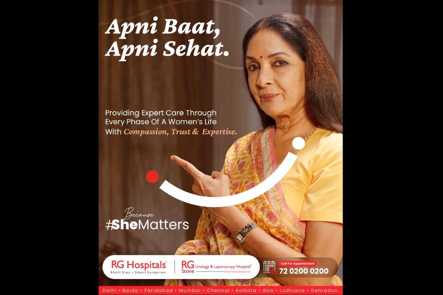 RG Hospitals launches ‘All-Round Women Wellness’ campaign with Neena Gupta