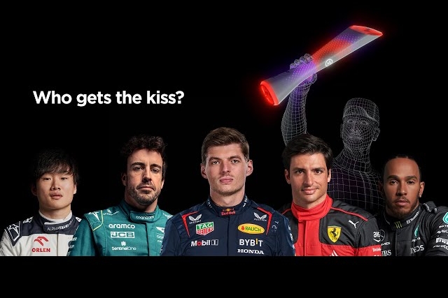 Formula One debuts the world’s first ‘kiss-activated’ trophy at Japanese Grand Prix