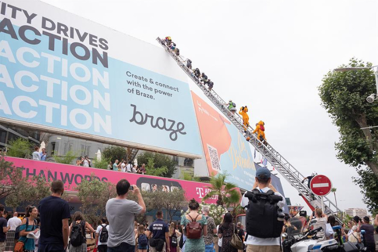 Cannes Lions 2022: Greenpeace protesters scale Palais in latest festival disruption