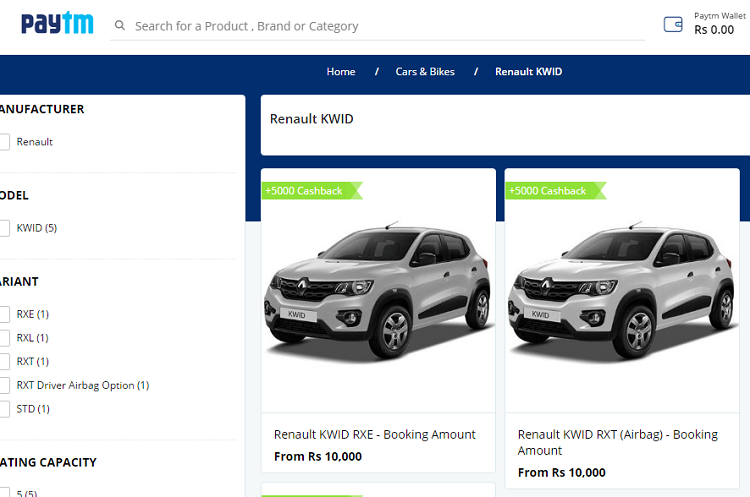Renault India eyes the e-com pie