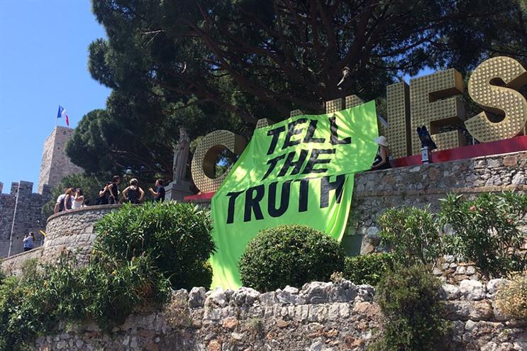 Extinction Rebellion disrupts Cannes Lions; 11 arrests made