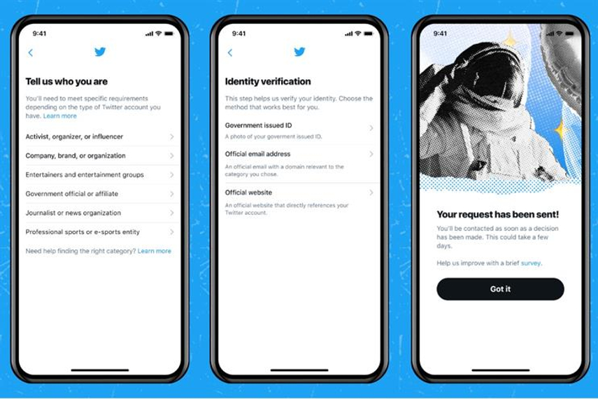 Twitter reopens 'blue tick' verification process