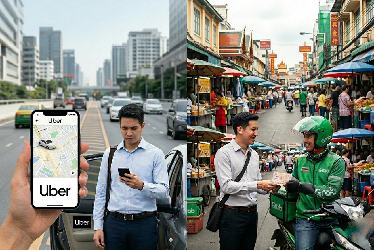 Uber vs Grab in Southeast Asia - Why Uber's playbook failed