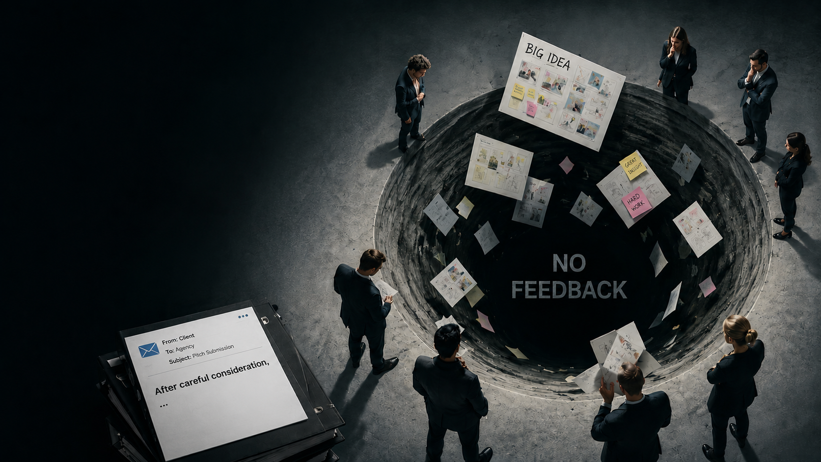 The myth of careful consideration in the pitch process