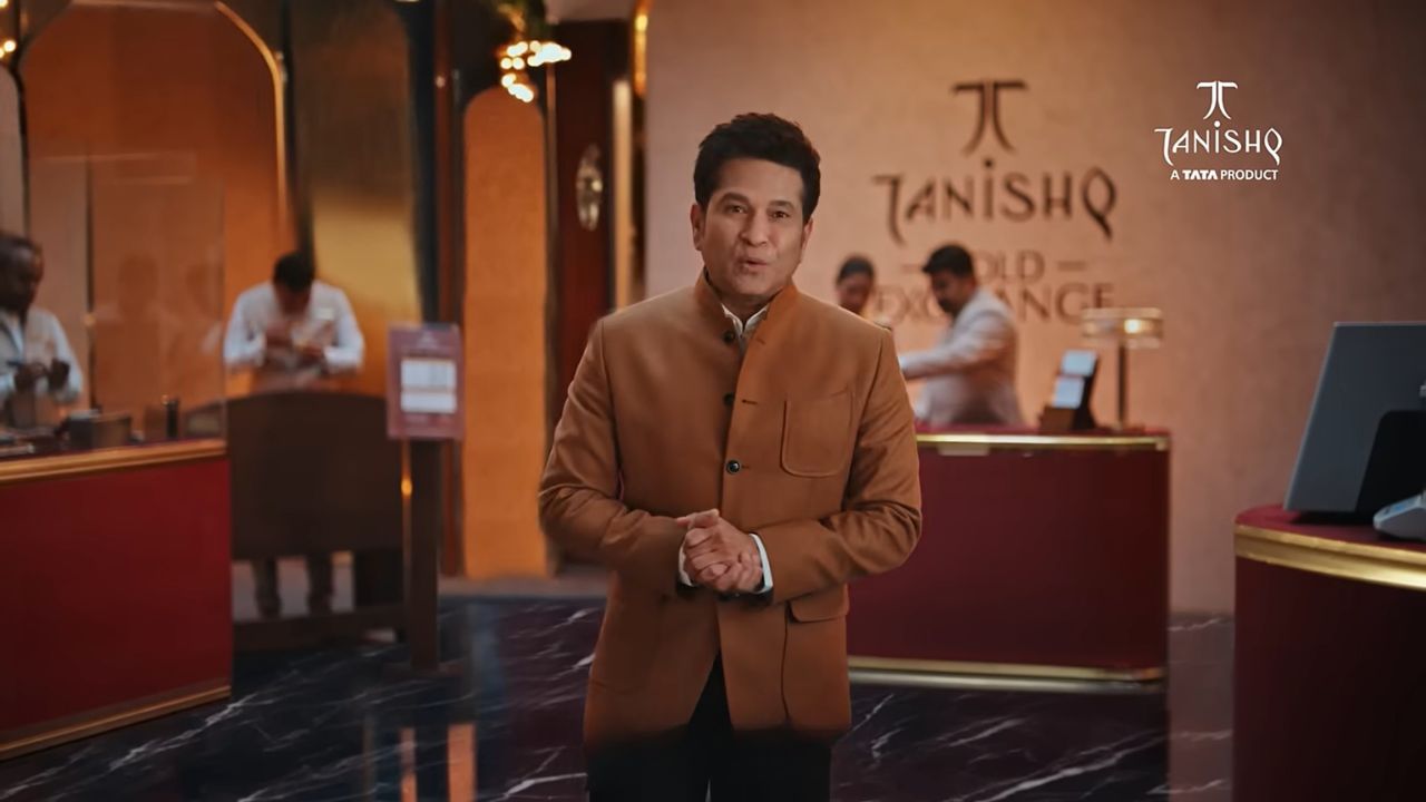 Tanishq Gold Exchange campaign with Sachin Tendulkar
