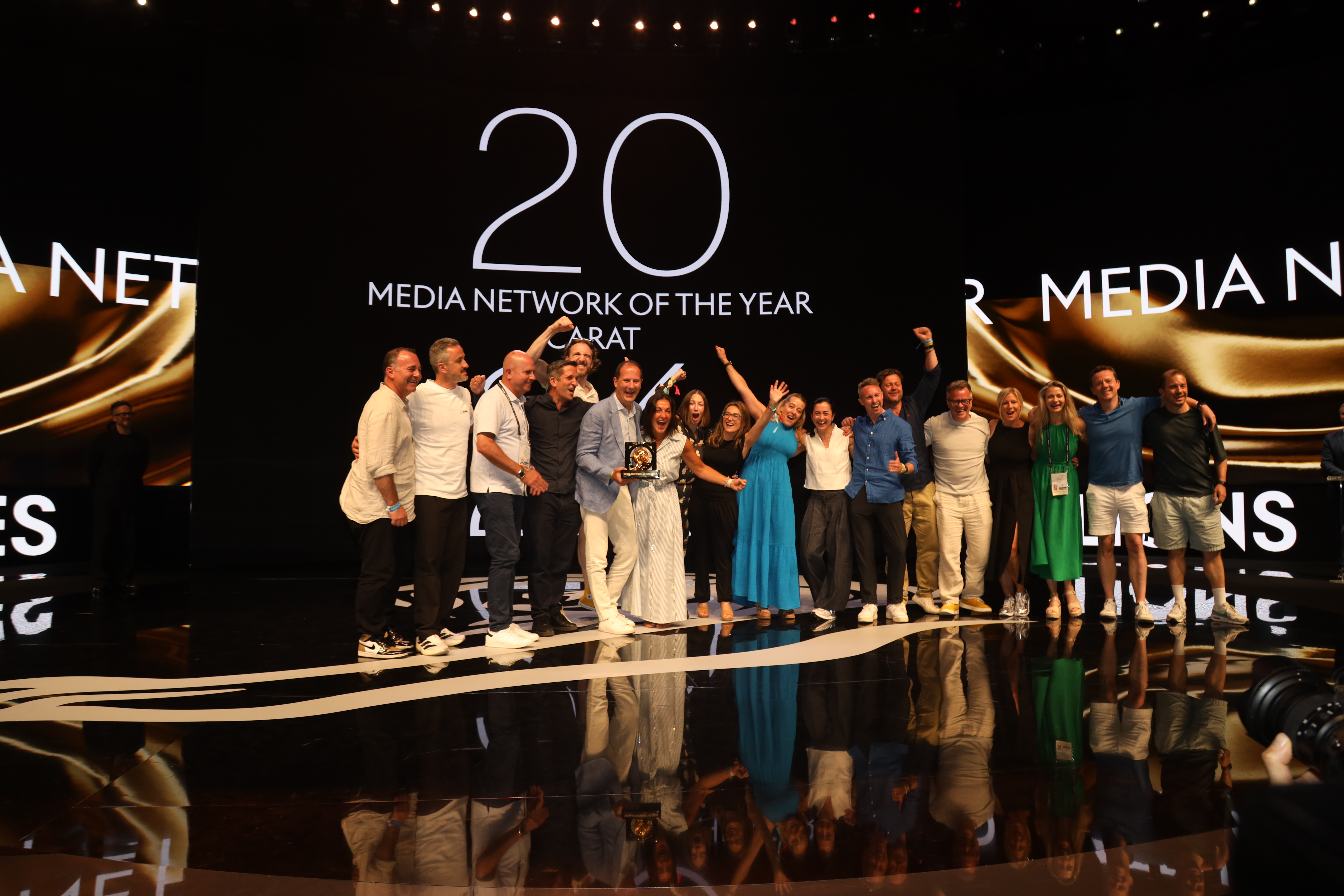 Carat winning Media Network of the Year at Cannes Lions 2026